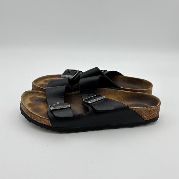 Birkenstock Arizona Leather Sandals Slides Women's 39 (8-8.5) Narrow Fit - Picture 5 of 11